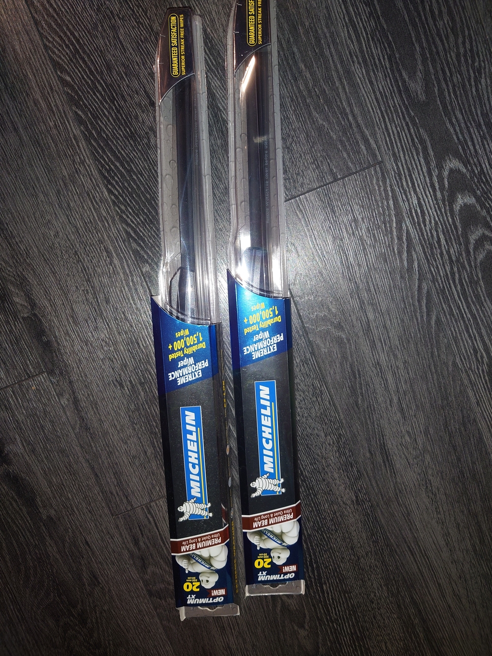 Black Windshield Wiper Blades - Pair
